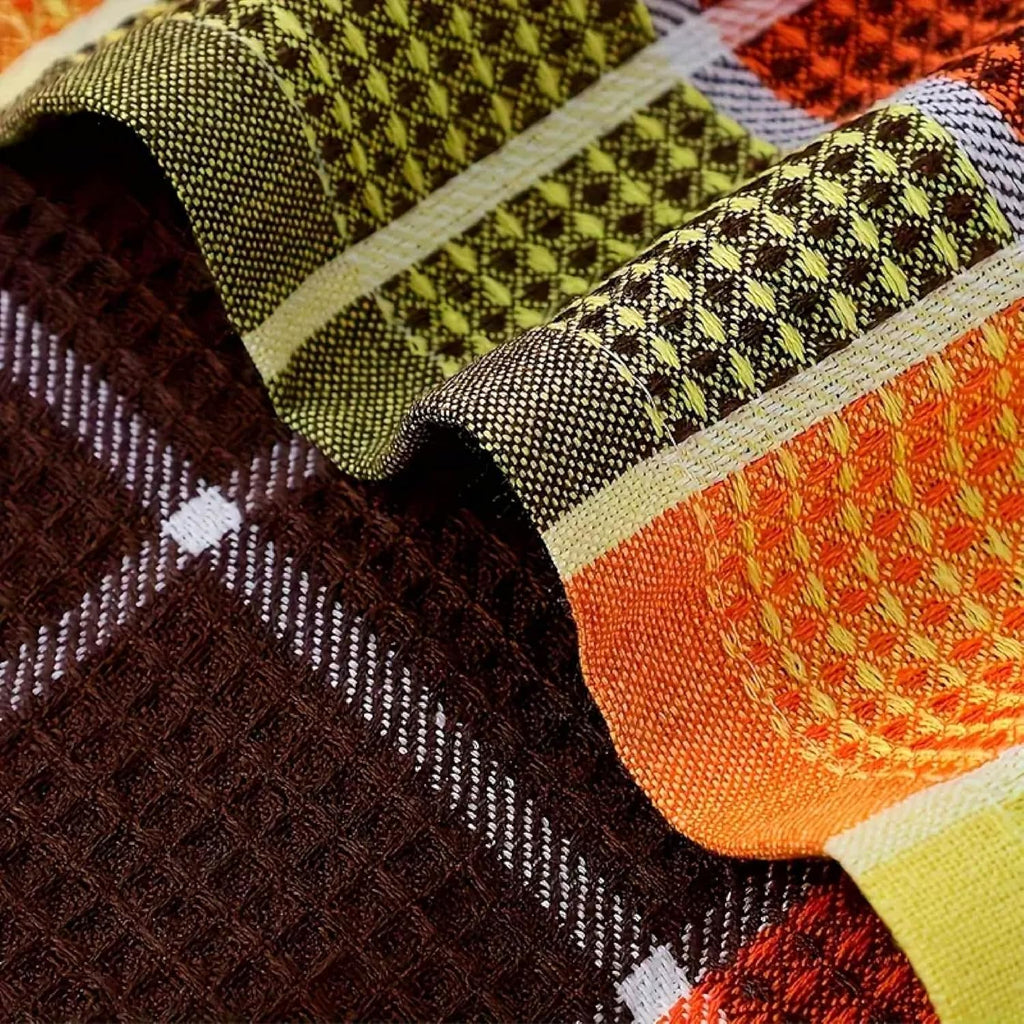 Premium Cotton Tea Towels Set– Super Absorbent, Durable & Soft, Kitchen Tea Towels for Drying, Cleaning, and Baking – Pack of 4, (68Cm by 42Cm) Eco-Friendly Dish Clothes.