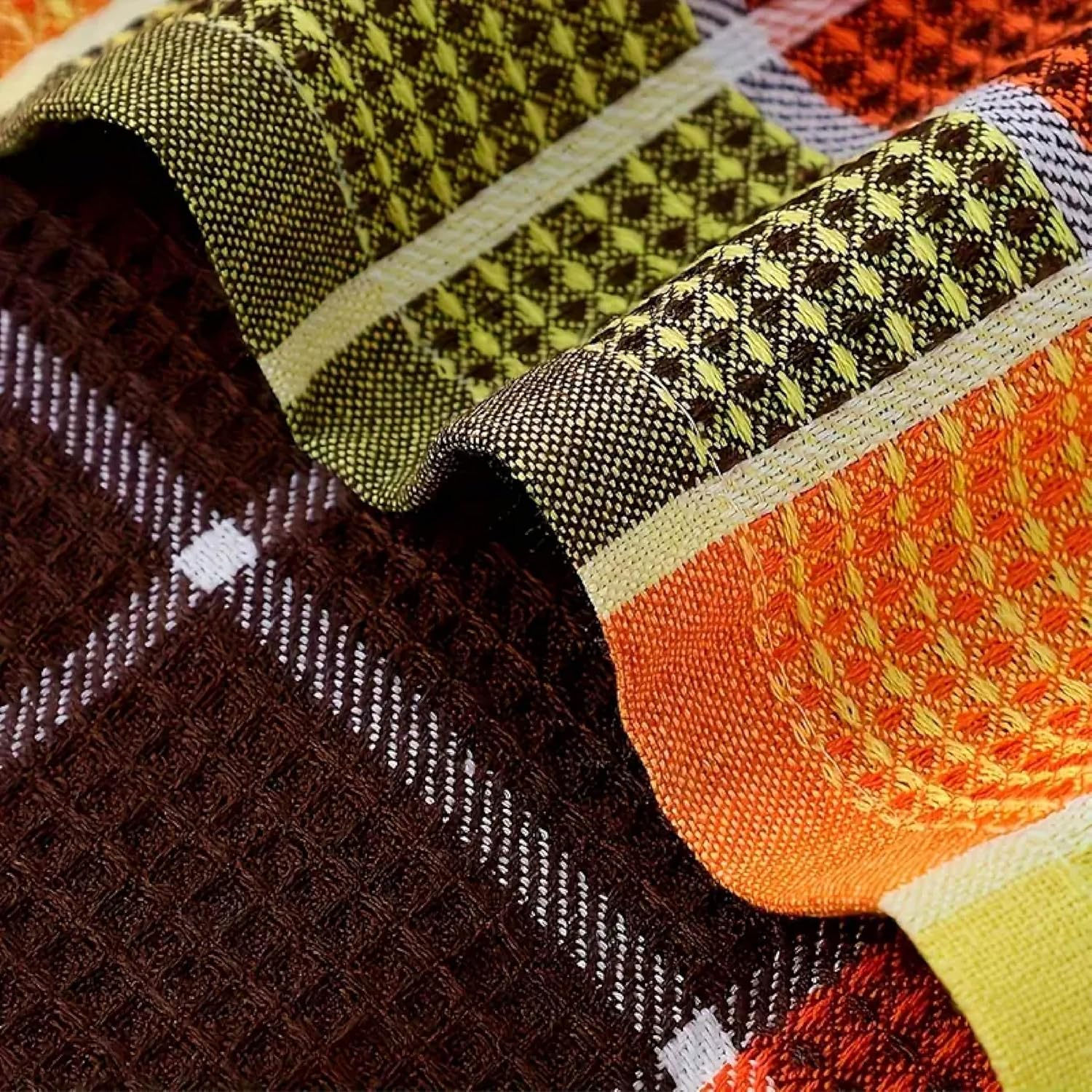 Premium Cotton Tea Towels Set– Super Absorbent, Durable & Soft, Kitchen Tea Towels for Drying, Cleaning, and Baking – Pack of 4, (68Cm by 42Cm) Eco-Friendly Dish Clothes.